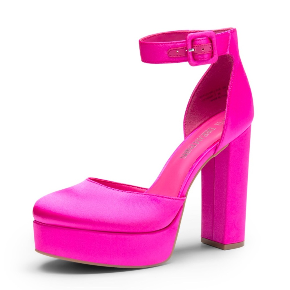 Dream pairs hot pink platform heels